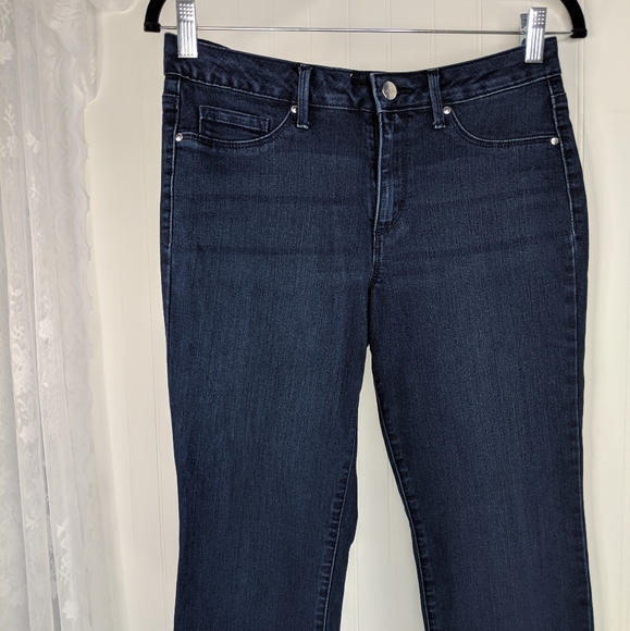 JESSICA SIMPSON Skinny Crop Ankle Zip Jeans Sz 30 - Picture 3 of 11